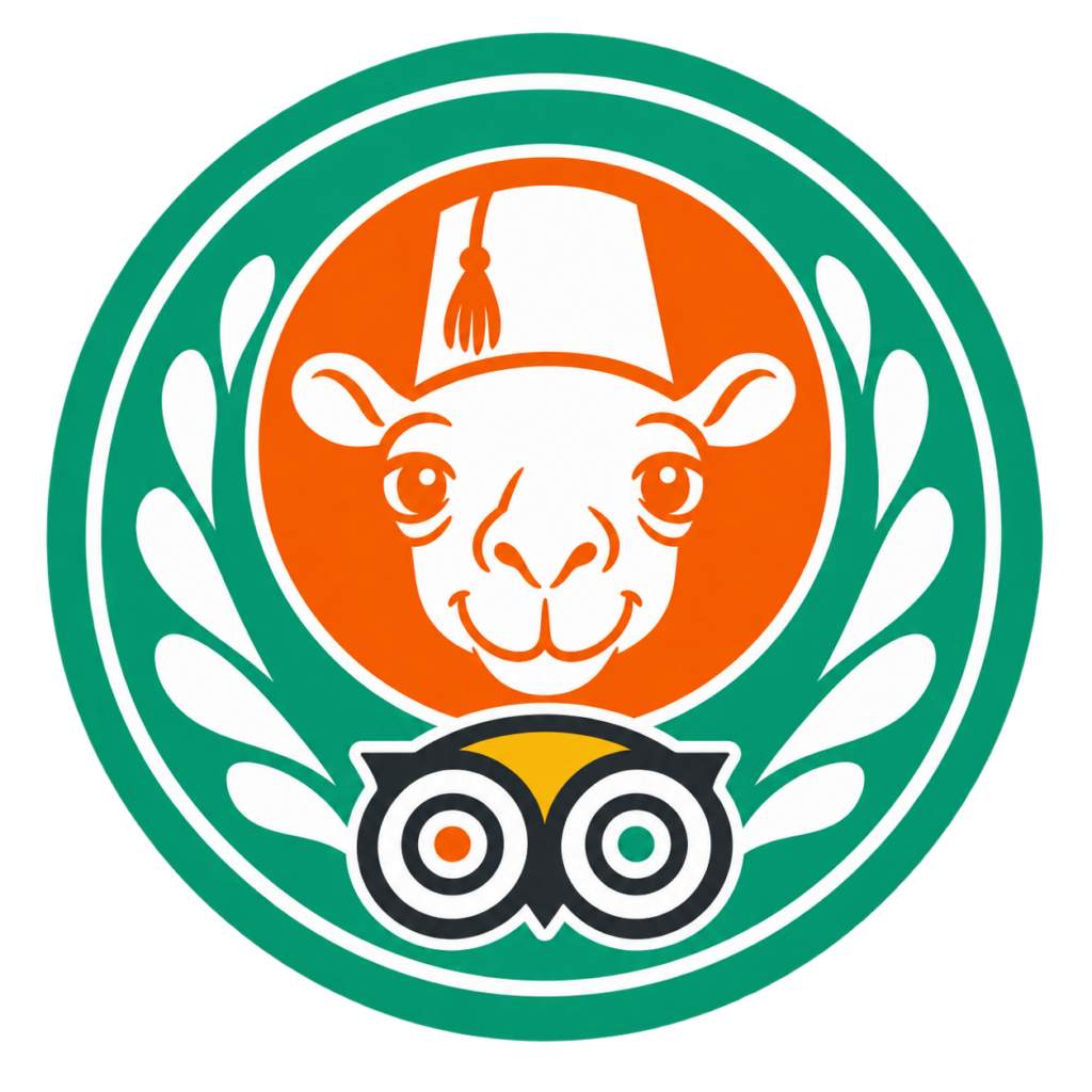Morocco Travely travel emblem